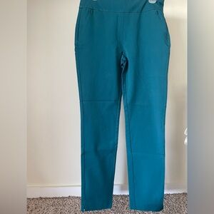 Soft Surroundings Teal Ankle Pants